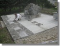 Oprava pomníku II. sv. války 2014